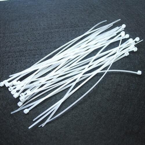 1000pcs nylon cable tie plastic packing material 3x60mm 3x80mm 3x100mm 3x120mm 3x150mm jewlery or handcraft packing use items