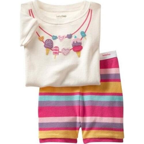 Low Price New kids Pajamas Girls Boys Stripe Nightwear Airplane Pjs Children Sleepwear Pijamas For 1-8 Years
