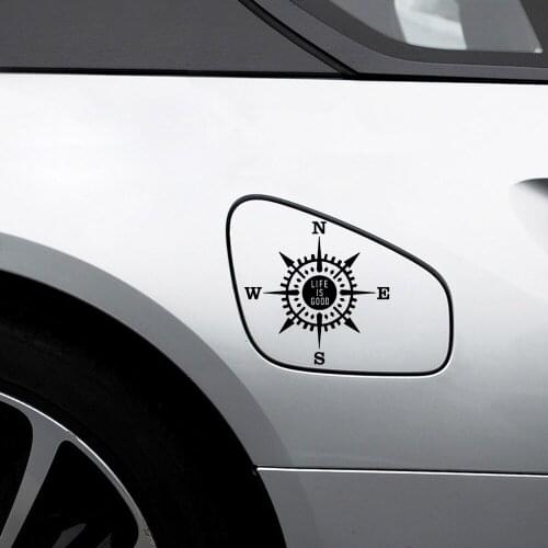 Newest compass Auto Stickers On The Car Decal Car Styling Motorcycle Body Cool Covers Black/Silver