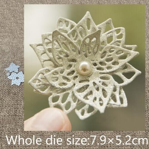 New Design Craft Metal stencil mold Cutting Die overlap flower decoration scrapbook die cuts Album Paper Card Craft Embossing