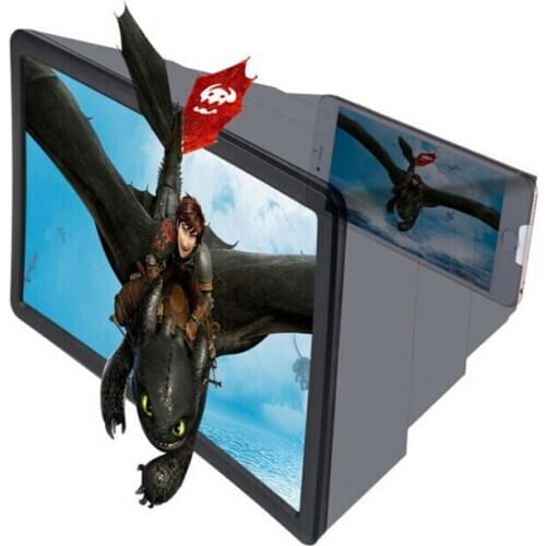 The New F2 Telescopic Screen Amplifier 3D Enlarged Screen Mobile Phone Projection Screen Amplifier With Bracket