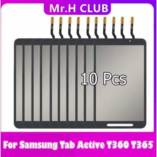 Wholesale 10 Pcs For Samsung Galaxy Tab Active SM-T360 SM-T365 T360 T365 Touch Screen Digitizer Glass Replacement Repair Part