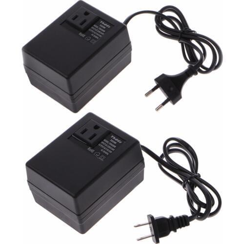 300W AC 220V/240V To AC 110V/120V Step Down Travel Voltage Transformer Converter EU/US Plug