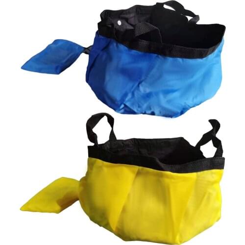 Portable Outdoor Travel Foldable Folding Camping Washbasin Basin Bucket Bowl Sink Washing Bag Water Bucket 12L