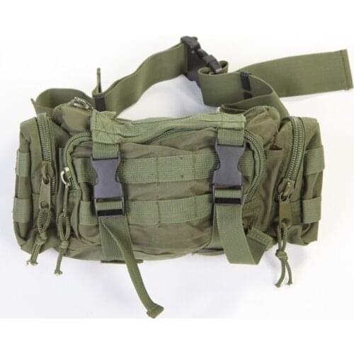 Waist pack bag saddle bag air soft pvc Sports military buckles quick release