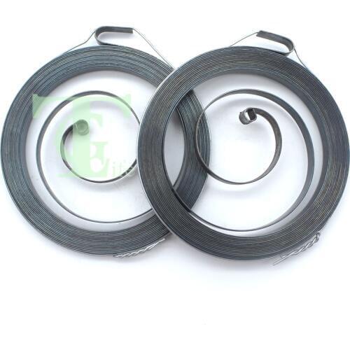 2Pcs/lot Recoil Starter Spring For PARTNER 350 351 370 371 390 MCCULLOCH 335 338 435 440 Petrol Chainsaw Replacement