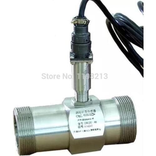 Liquid Turbine Flow Meter Tester Sensor Transmitter LWGY-15 Threaded Connections 5V-12V Flowmeter Counter Indicator DN15 G1