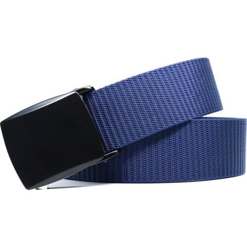 New Korean Canvas Belt for Men Outdoor Tactical Alloy Buckle Fashion Luxury Cowboy Pants Accessories High Quality Designer Belt