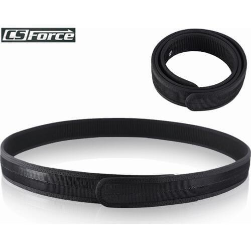 Tactical 120cm/130cm Inner Duty Belt Men Military Combat Belt Adjustable Hook & Loop Outdoor Airsoft Hunting Waist Belt Nylon BK