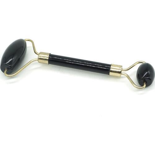 Facial Massage Roller natural Black obsidian Practical Jade Face Anti Wrinkle Body Head Portable Beauty Health Care Tools