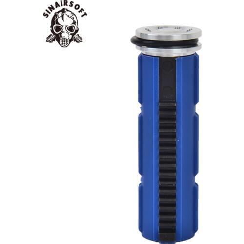 SINAIRSOFT CNC Full Steel 15 Teeth Piston with Aluminum Piston Head M4 AK Series Set for Airsoft AEG Gearbox V2 V3 V6 SA0130