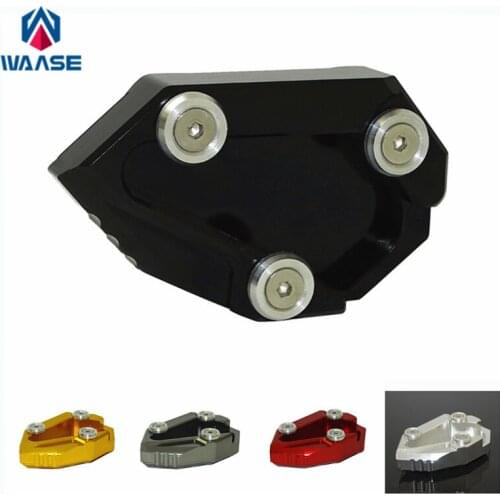 Waase For Ducati Diavel 1200 2011 2012 2013 2014 2015 2016 Kickstand Foot Side Stand Extension Pad Support Plate