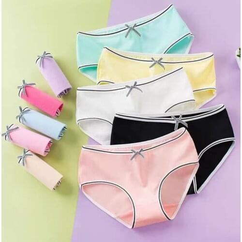 10pcs/Lot Girls Panties Lace Girl Underwear for Teens 12-18 Years Children Cotton Lingerie Underpants