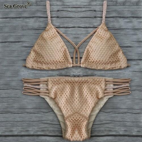 2017 bikinis women Swimsuit Printed Swimwear Women Bikini Set Double breathabl Swimsuit womens swimming suit,plus size 3 colors