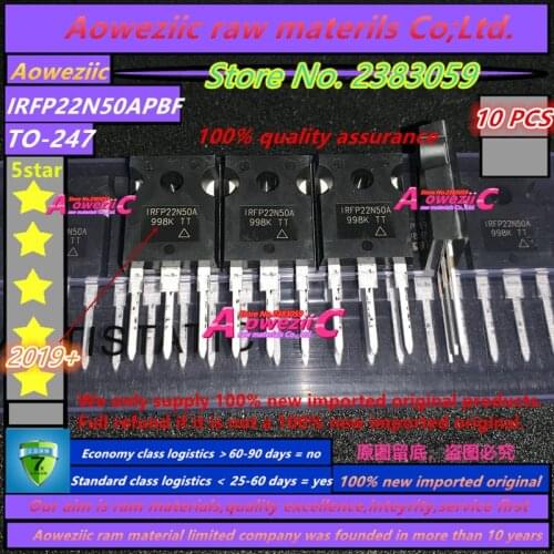 Aoweziic 2019+ 100% new imported original IRFP22N50A IRFP22N50APBF TO-247 field-effect transistor 22A500V