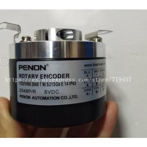 FREE SHIPPING ITD21H00 2048 T NI S21SG8 E 14 IP65 encoder
