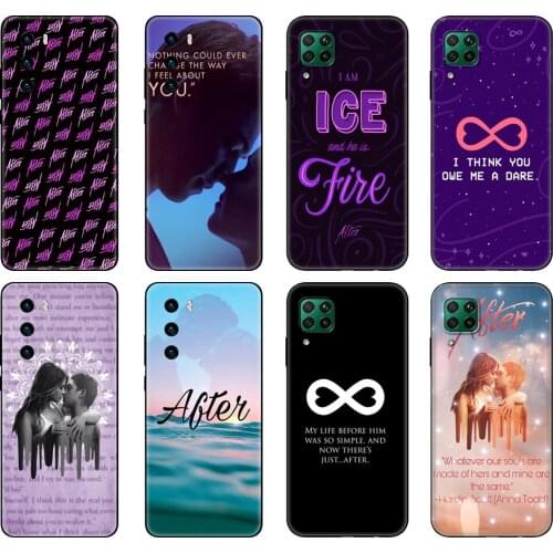 Black tpu Case For Huawei P30 Lite P30 Pro P40 Case For Huawei P40 LITE E P Smart2020 Case Cover After Movie