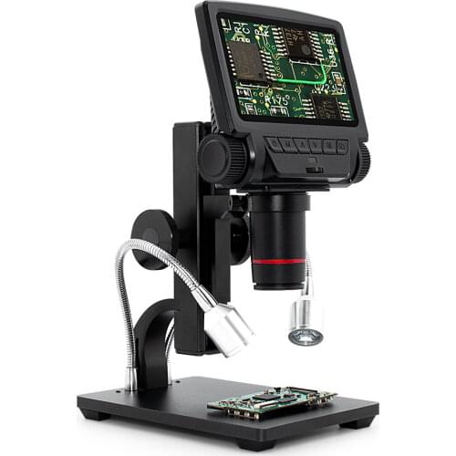 Andonstar ADSM301 USB/HDMI Digital Microscope 5-inch HD Display Measurement Software Tool for THT SMD Soldering PCB/Watch Repair