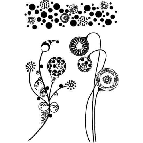 Flower Clear Stamp Or Cutting Dies for DIY Scrapbooking/Card Making/Kids Fun Decoration Supplies A1109