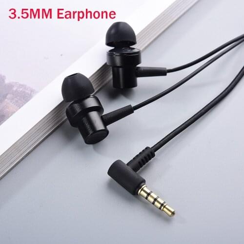 Xiaomi Double Dynamic Earphone In-ear 3.5mm Headset Stereo Earbuds With Mic Wire Control For Mi Note 10 Lite CC9 Redmi Note 8T 9