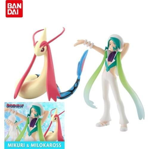Bandai Pokemon SCALE WORLD Hoenn Region Wallace Milotic Set Anime Figure Action Figura Toys Model For Kid Gifts