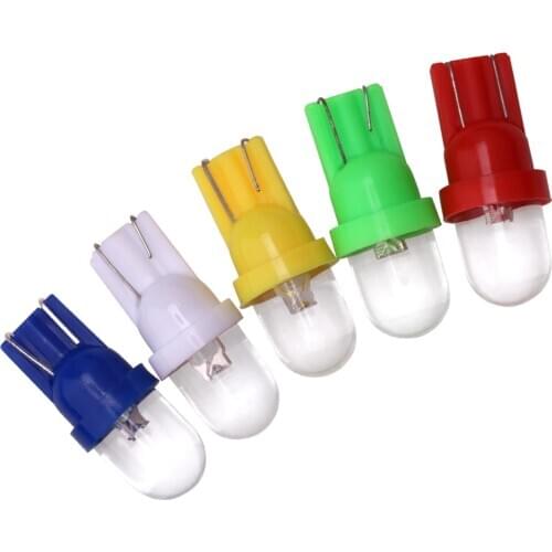 2PCS Canbus LED Bulbs T10 W5W WY5W Clearance Lights Reading Lamp Instrument Bulbs Auto Wedge Parking Bulb Interior Lights White