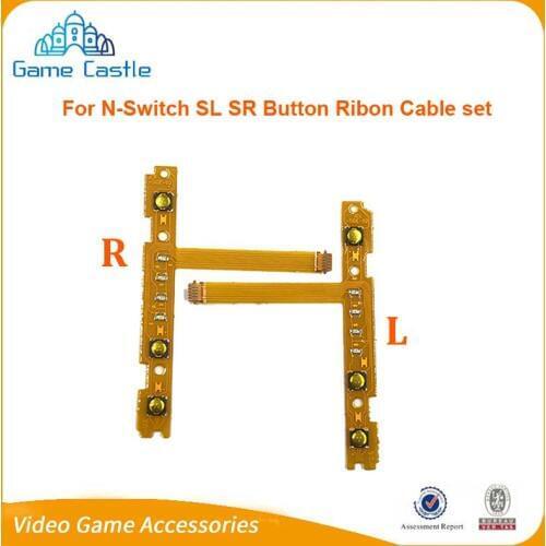 5Pcs NEW left right Button Key Flex Cable Replacement part SL SR Button Flex Cable for Nintendo NS Switch Joy-Con