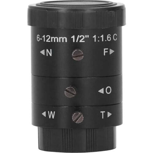 KP-0612 3MP 6-12mm High Definition C-Mount Camera Lens Zoom Industrial Lens