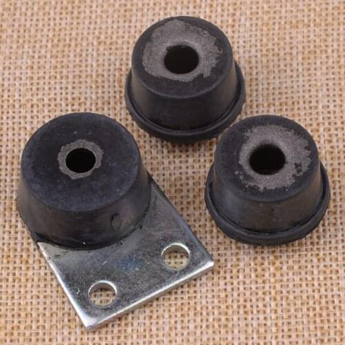 LETAOSK 3pcs Black Anti-Vibration Annular Buffer Mount Set Replacement Fit For Stihl 030 031AV 032AV Chainsaw