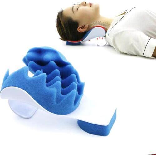 Massage Pillow Support Pillow Cervical Pillow Pain Relief Relax Traction Device For Cervical Spine Alignment Neck Travel Pillow