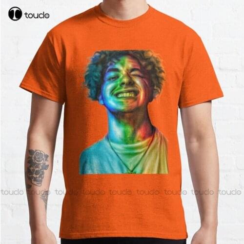 New Jack Harlow Fan Art Rainbow Classic T-Shirt Cotton Tee Shirt S-5Xl Unisex womens work shirts