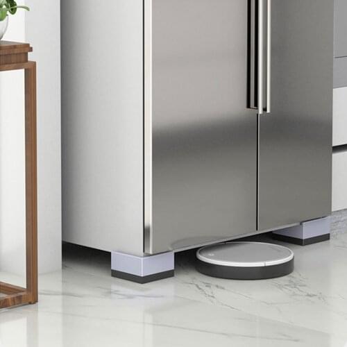 Machine Feet Pads Square Anti Vibration Pad Non-Slip Shock and Noise Cancelling Height Adjustable Pads Furniture Home Appliances