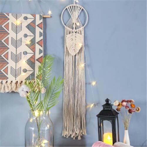 Lucky Tree Of Life Dreamcatchers Hanging Pendant Boho Style Handmade Macrame Tapestry Wall Hanging Mandala Indian Wall Hanging