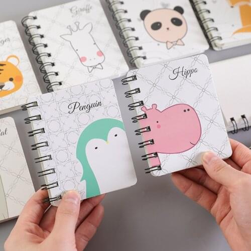 Cartoon Animal Coil This Student Mini Pocket This Portable A7 Notebook Blank Notebook A Variety Of Specifications