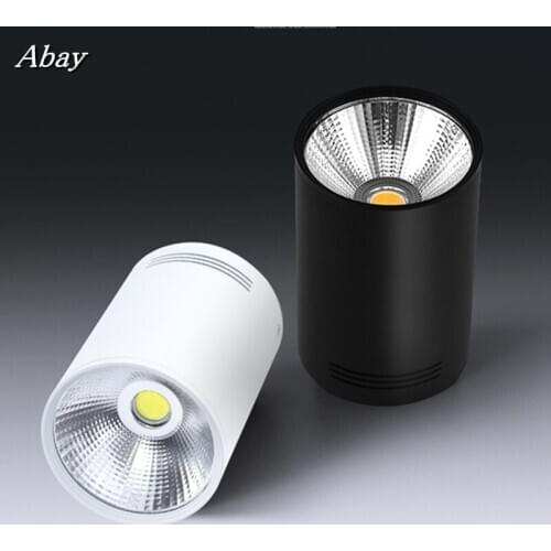 Dimmable LED Downlights 7W 10W 15W COB LED Ceiling Lamps Spot Lights AC85-265V LED Wall Lamp Warm Cold White Indoor Lighting