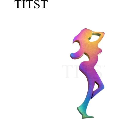 TITST GR5 Titanium Alloy Mini Opener Can Opener Multi-function Keychain Tools Openers(ONE LOT=2PCS)