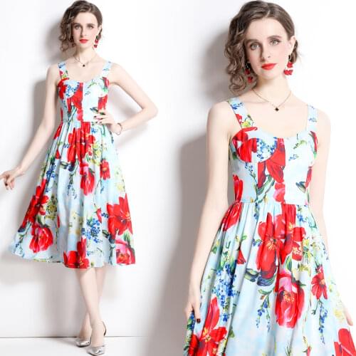 VERHELLEN Off-the-shoulder Summer Dresses