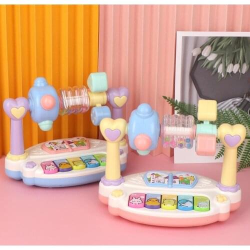 0-3 Years Old Childrens Music Early Education Rotating Hand Clapping Toy Kid Piano Electronic Organ Baby Educational Toys