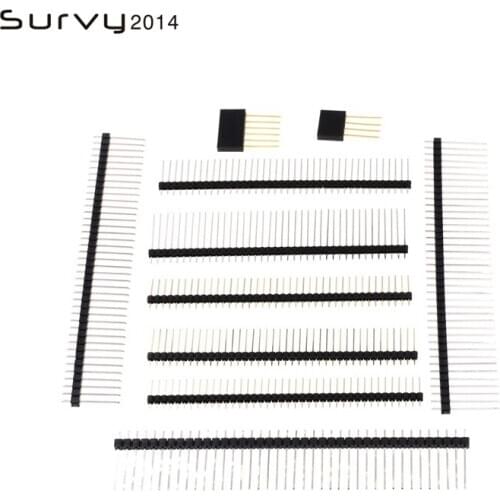 10PCS 40 Pin Header 40Pin 2.0/2.54mm 11-20mm Long single row Male Breakable