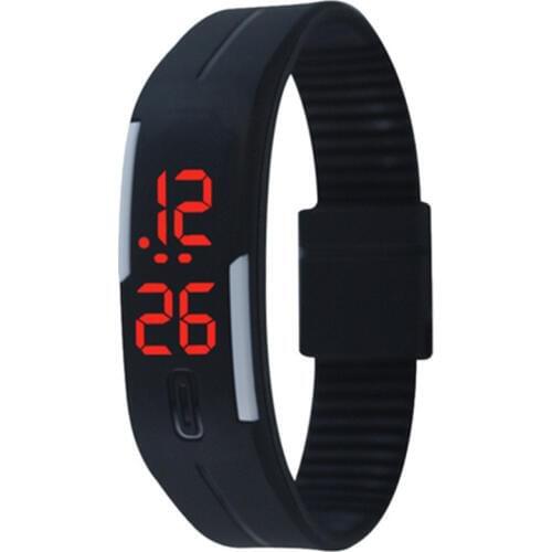 2017 Silicone Led Sports Watches Men Women Dress Children Electronic LED Digital Watch Man Ladies Morning Running Sport Watch