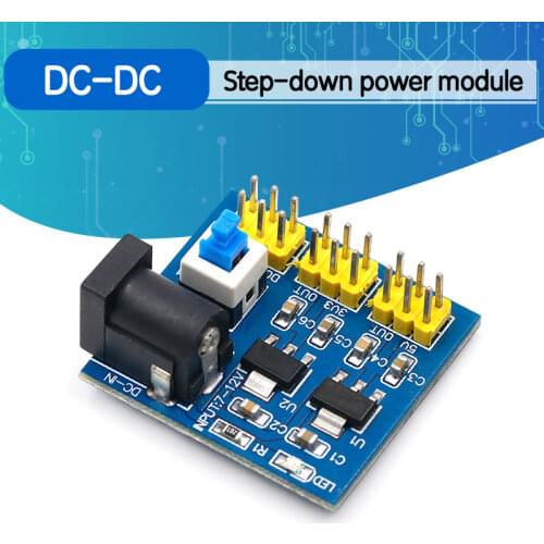 3.3V 5V 12V Multi Output Voltage Conversion DC-DC 12V to 3.3V 5V 12V Power Module
