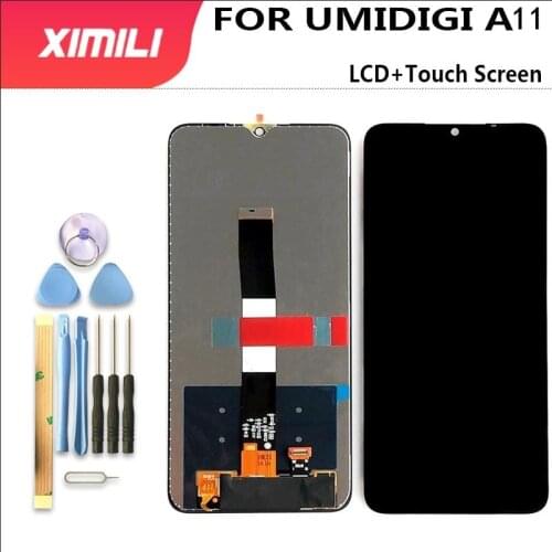 6.53 inch 100% original UMIDIGI A11 LCD Display and Touch Screen FOR UMIDIGI a11 Screen Digitizer Assembly Replacement +Tools