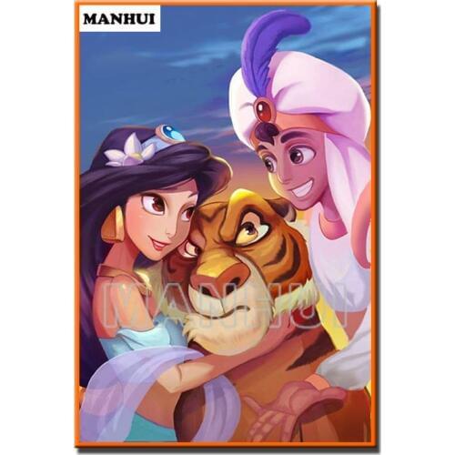 New diy diamond painting Couple and tiger picture 5d diamond embroidery mosaicstitch mosaic painting home decoration MH416