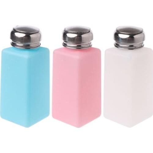 Anti-static Plastic Press Pump Bottle 100ML 200ml 250ml Liquid Alcohol Bottles Dispenser for Electronics PCB Panel Mobile Phone