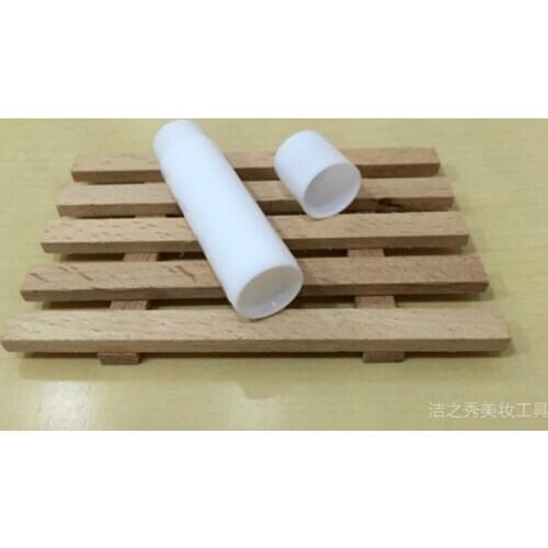 Free shipping 100pcs/lot 5g white pp lip cream tube,lip balm tube, 5ml plastic bottle