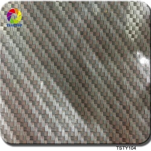 Free shipping 0.5mX2m/10m carbon fiber water transfer printing TSTW104 hydro transfer printing for car