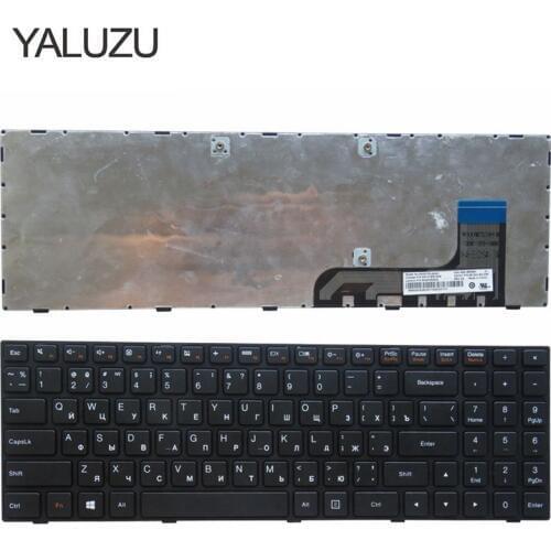YALUZU Keyboard For Lenovo Ideapad 100-15 100-15IBY 100-15IB B50-10 PK131ER1A05 5N20h52634 9z.NCLSN.00R NANO NSK-BR0SN Black RU