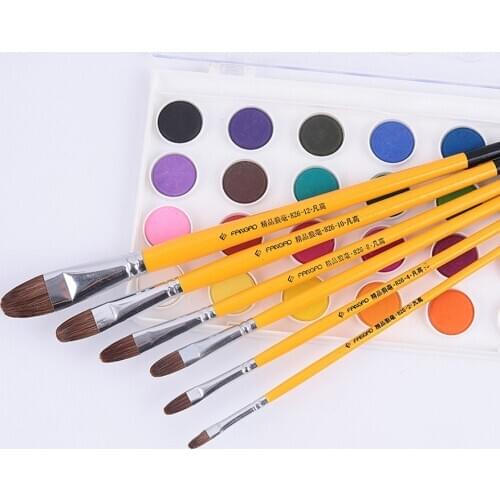 Langhaoshui Chalk Brush 6 sets, Van Gogh 826 sets of watercolor acrylic oil painting brush, brush