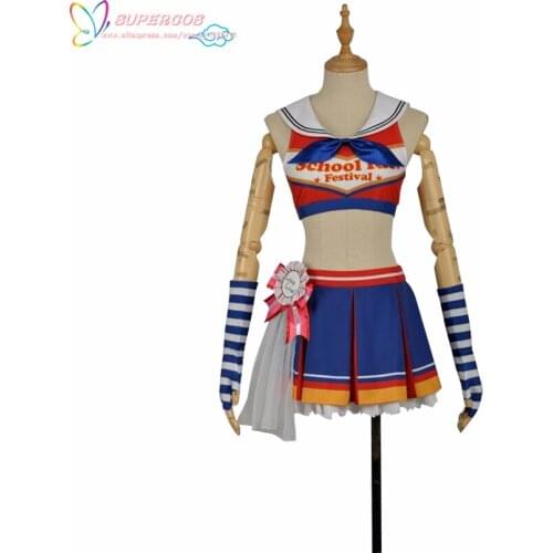 LoveLive!Sunshine!! Aqours Dia Kurosawa Cheerleading Skirt Suit Cosplay Costume ,Perfect Custom For you
