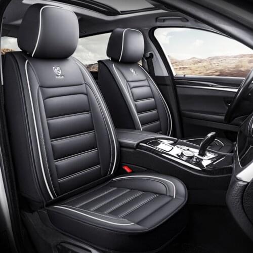 Car Seat Covers Set Front Rear Seat Covers PU Leather Cushion Automobiles Seat Covers Protector Mat Car Accessories Universal